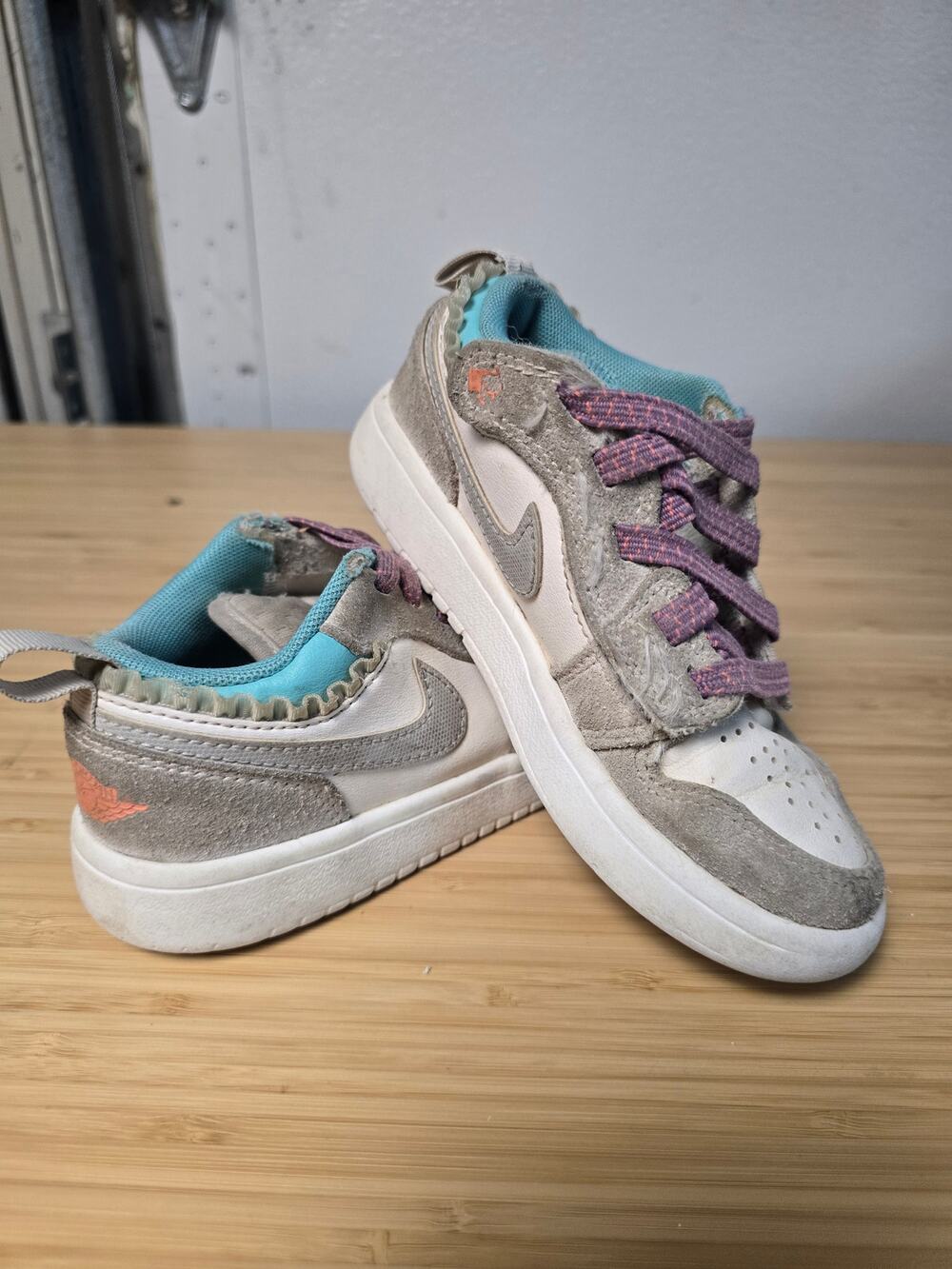 Jordan 1 Low ALT SE PS FQ8093-100 11C Sail Violet Dust Kids